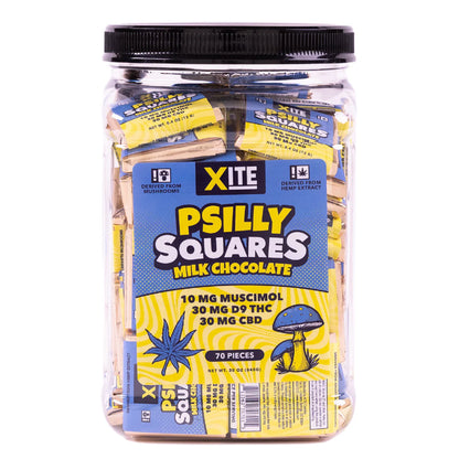 XITE - PSILLY SQUARE MUSHROOM MILK MINI - 5PCS