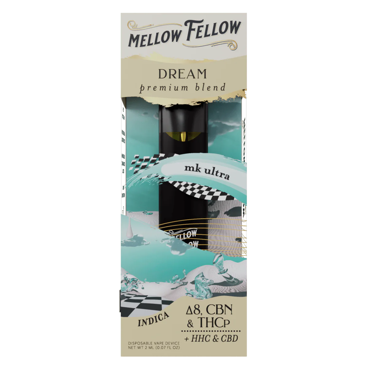 MELLOW FELLOW - PREMIUM BLEND DISPOSABLE MK ULTRA - 2G