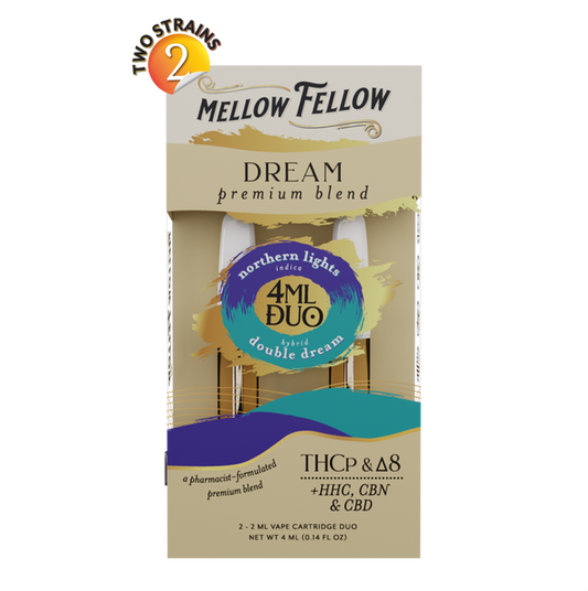 MELLOW FELLOW - PREMIUM BLEND DUO CARTS NORTHERN LIGHTS & DOUBLE DREAM 4ML