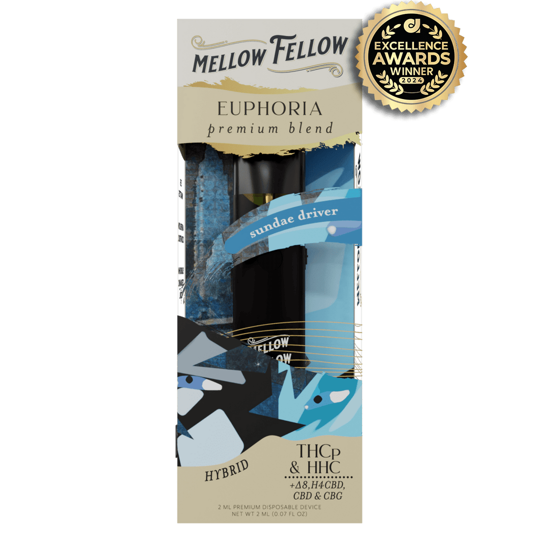 MELLOW FELLOW PREMIUM BLEND DISPOSABLE SUNDAE DRIVER - 2G