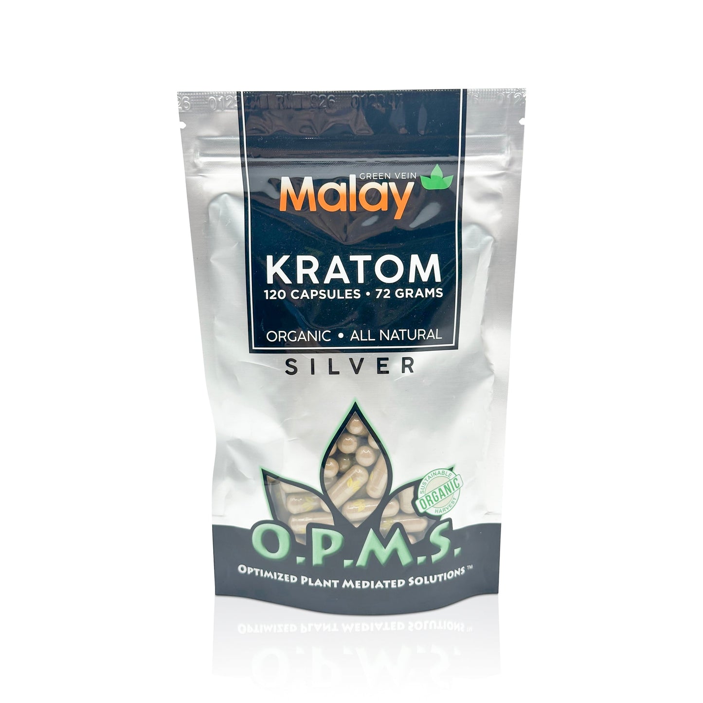 OPMS SILVER - GREEN VEIN MALAY CAPSULES