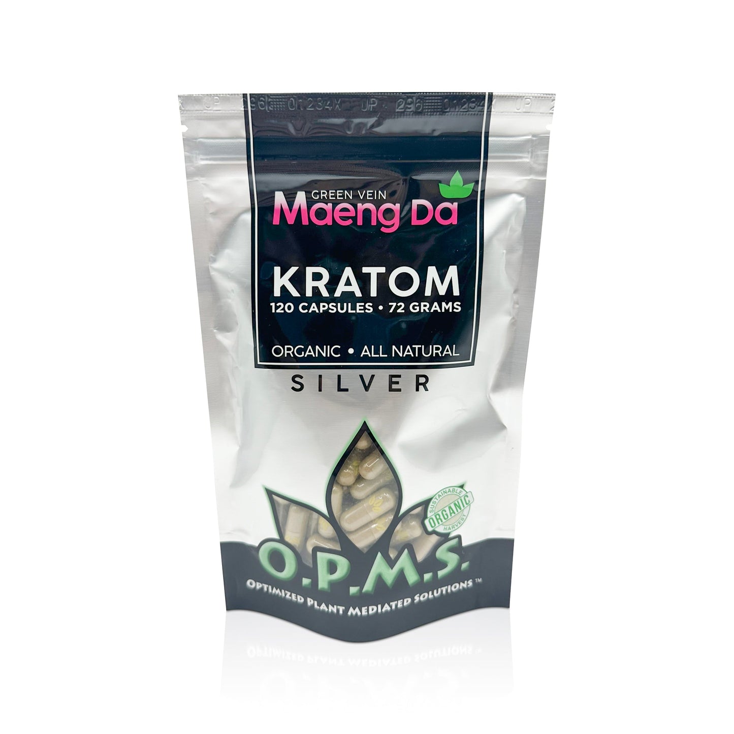 OPMS SILVER - GREEN VEIN MAENG DA CAPSULES