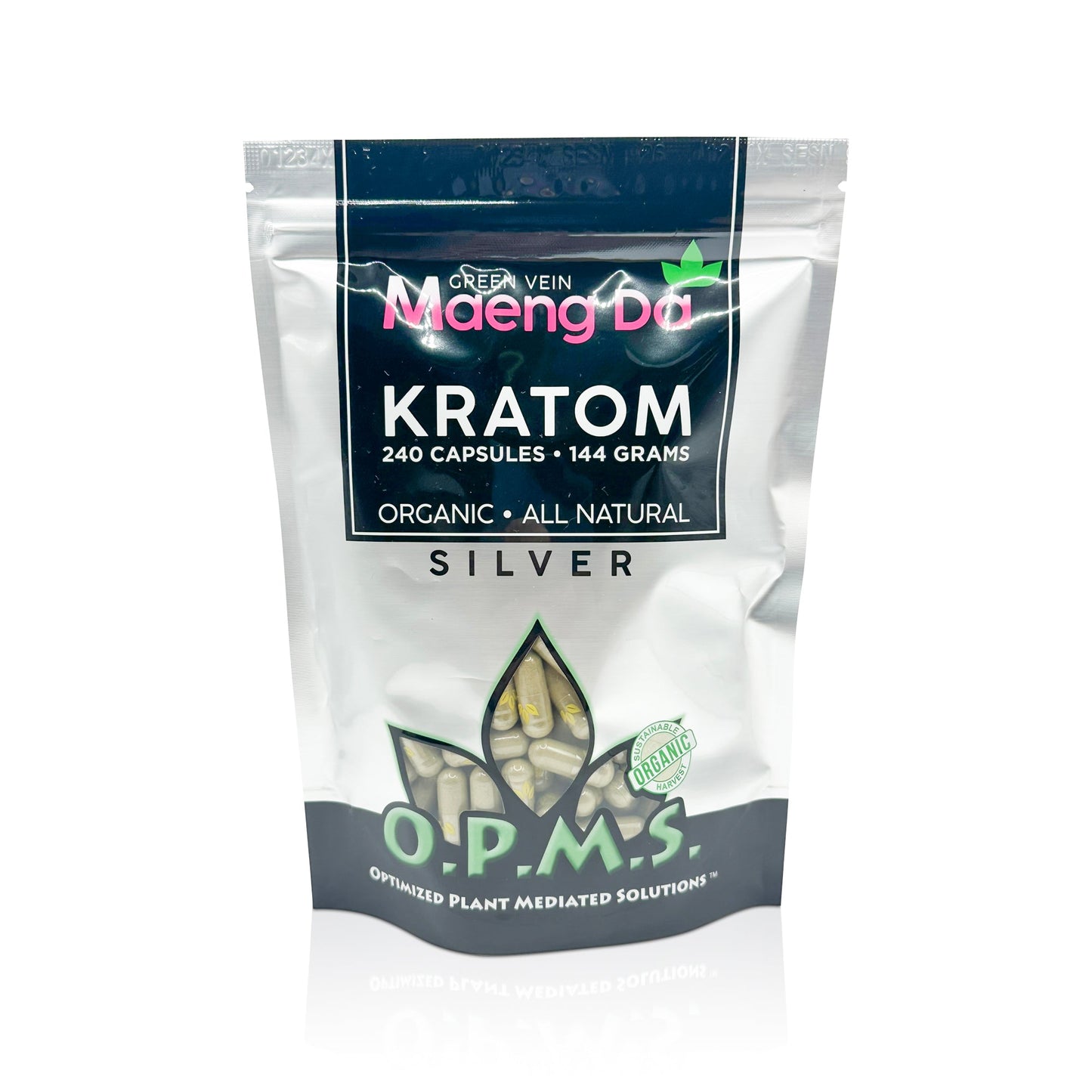 OPMS SILVER - GREEN VEIN MAENG DA CAPSULES