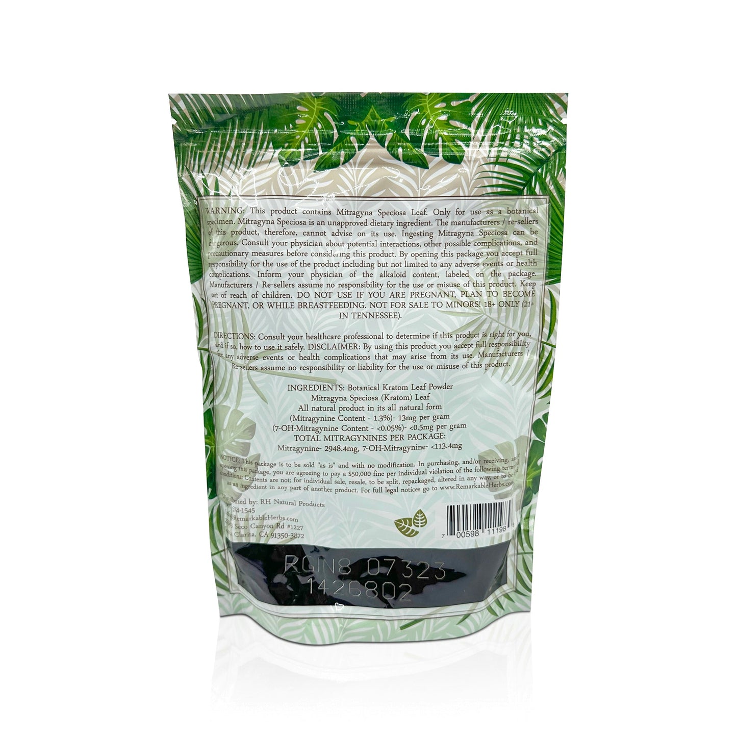 REMARKABLE HERBS - GREEN VEIN INDO POWDER