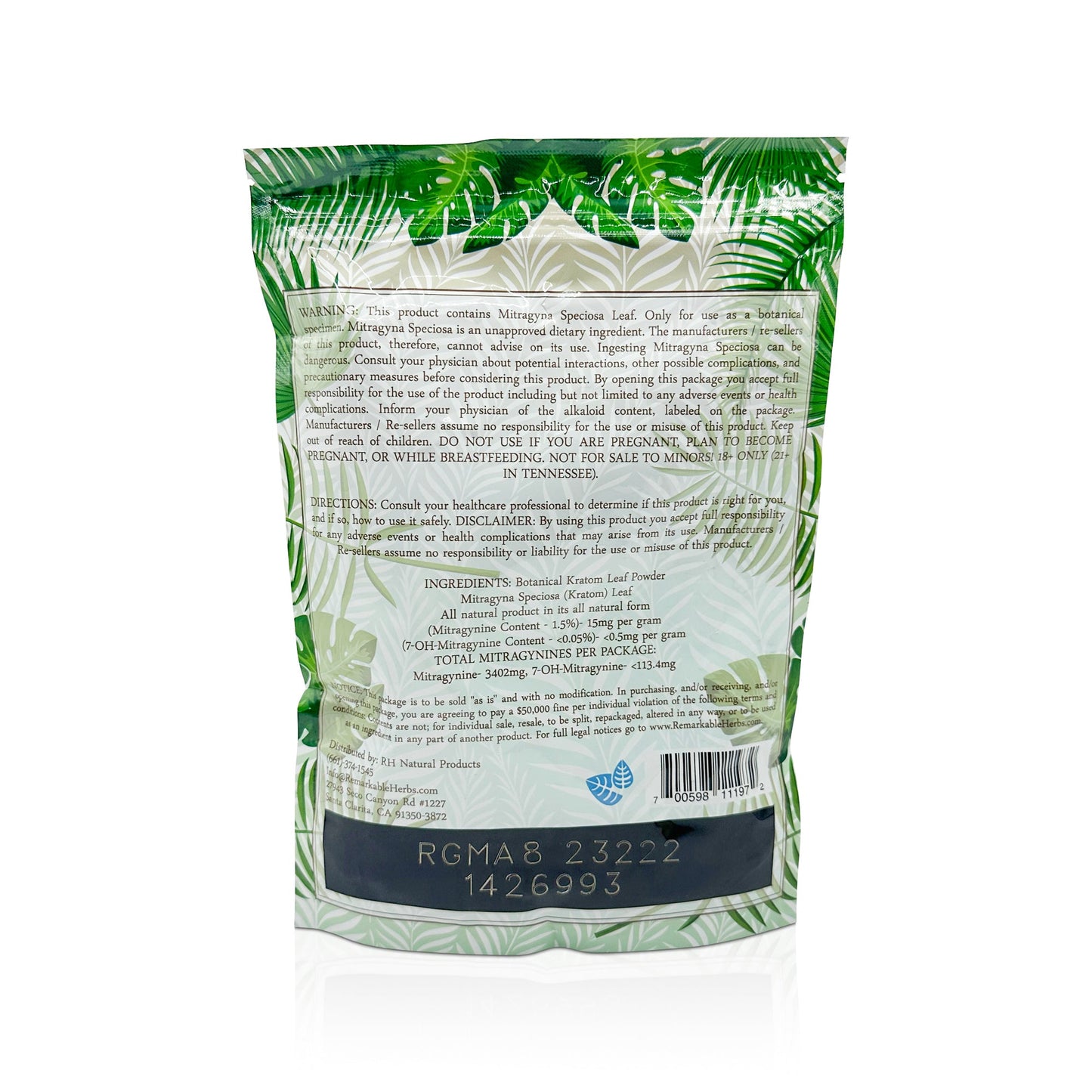 REMARKABLE HERBS - GREEN VEIN MALAYSIAN POWDER