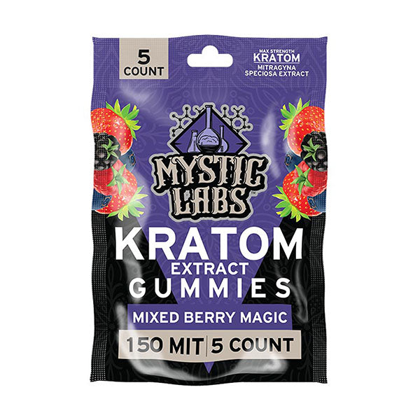 MYSTIC LABS KRATOM GUMMIES 5 COUNT