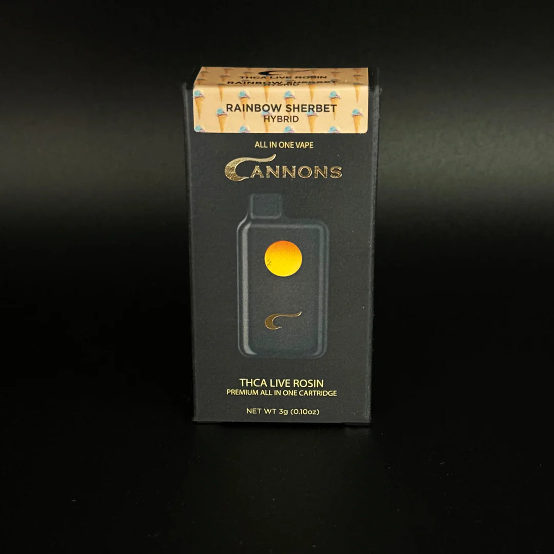 CANNONS THCA LIVE ROSIN ENRICHED DISPOSABLE - 3ML