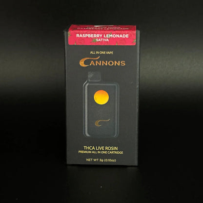 CANNONS THCA LIVE ROSIN ENRICHED DISPOSABLE - 3ML